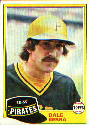 1981 Topps Baseball Cards      147     Dale Berra
